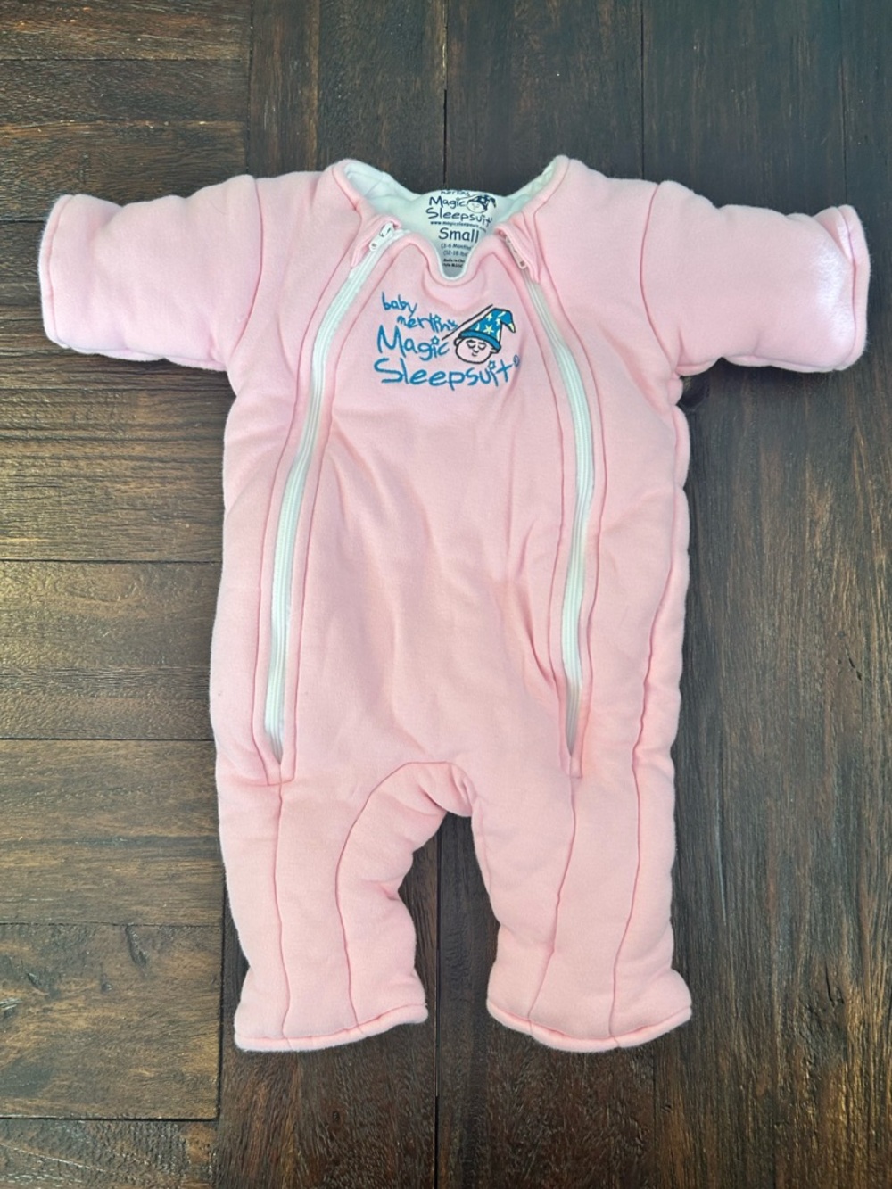 Baby Merlin’s Magic Sleepsuit Baby Pink One-Piece Sleeper